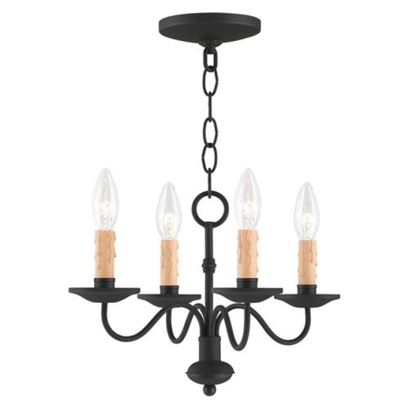 Livex Lighting Heritage 4-Light Mini Chandelier