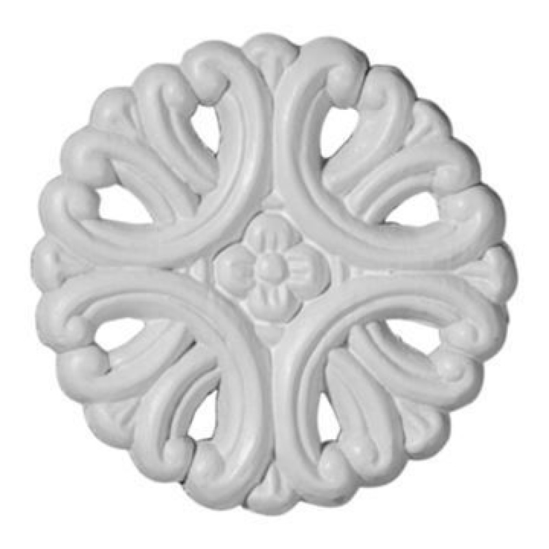 Restorers Architectural Loera Urethane Rosette Applique