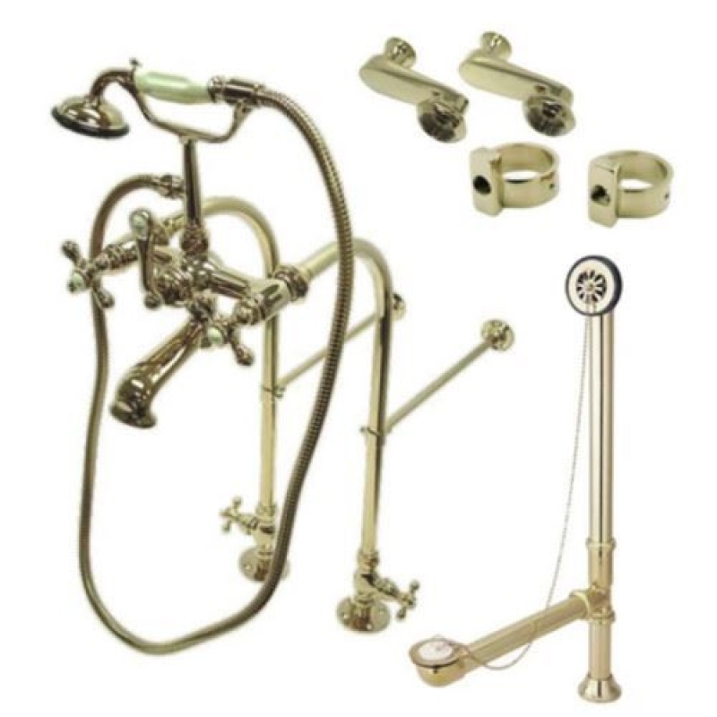 Restorers Vintage Cck510ax Freestanding Tub Package & Supply Lines