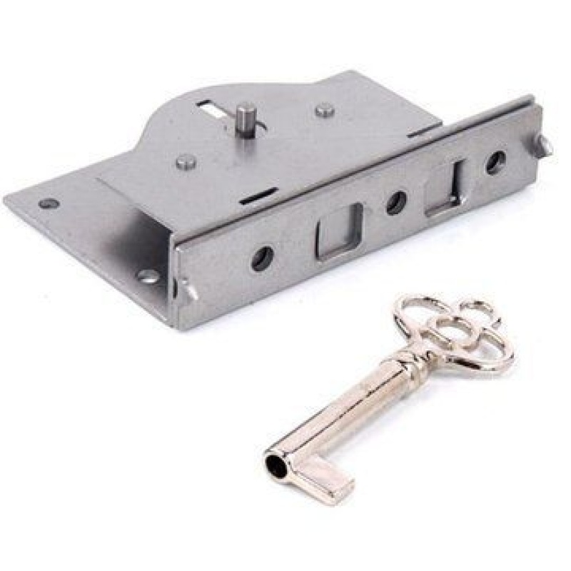 Restorers Classic Half-Mortise Desk Lock and Key