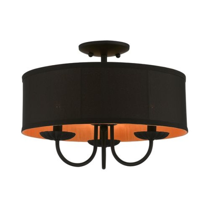 Livex Lighting Winchester 5-Light Large Semi-Flush Ceiling Light