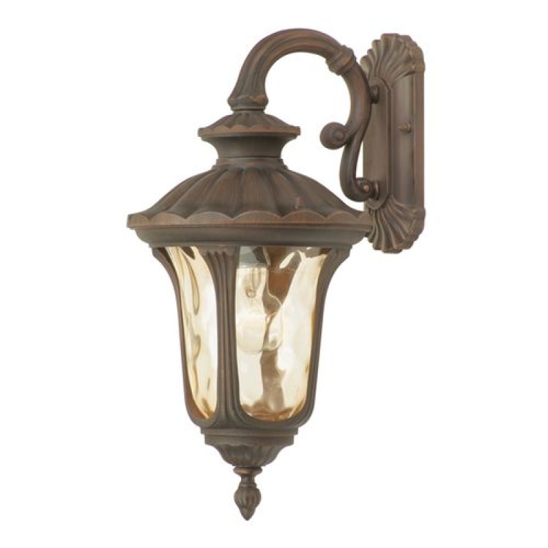 Livex Lighting Oxford 1-Light Medium Down Outdoor Wall Lantern
