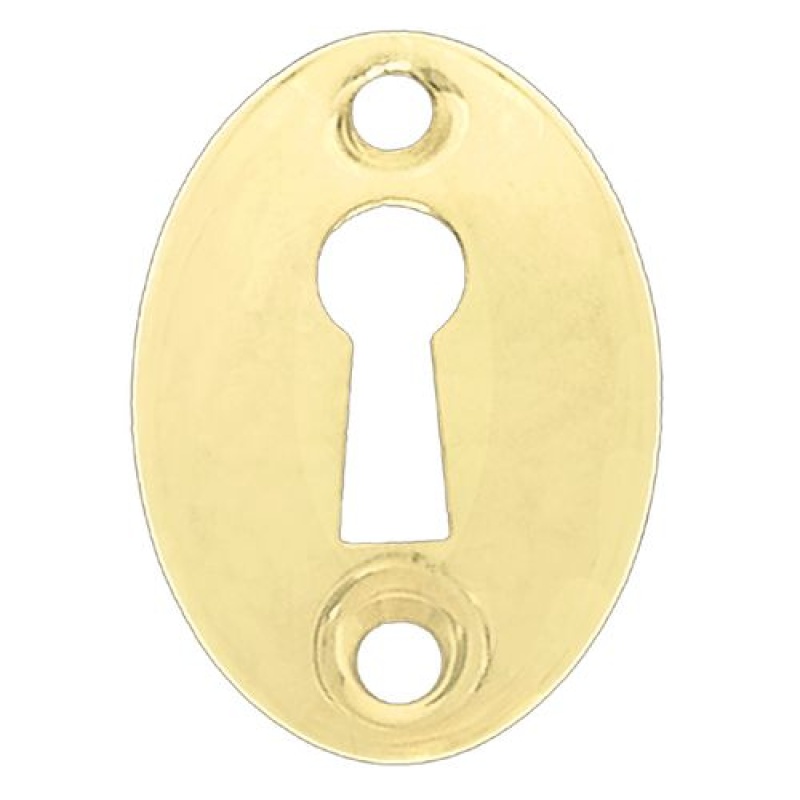 Restorers Classic Solid Brass Keyhole Escutcheon