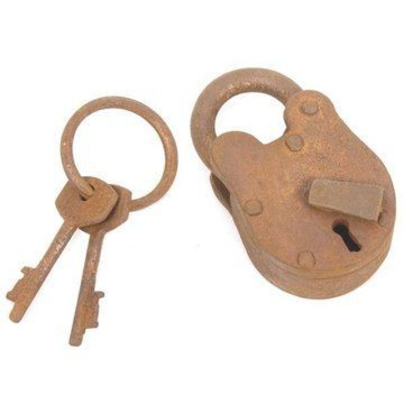 Restorers 2 1/2 Inch Rusty Steel Padlock