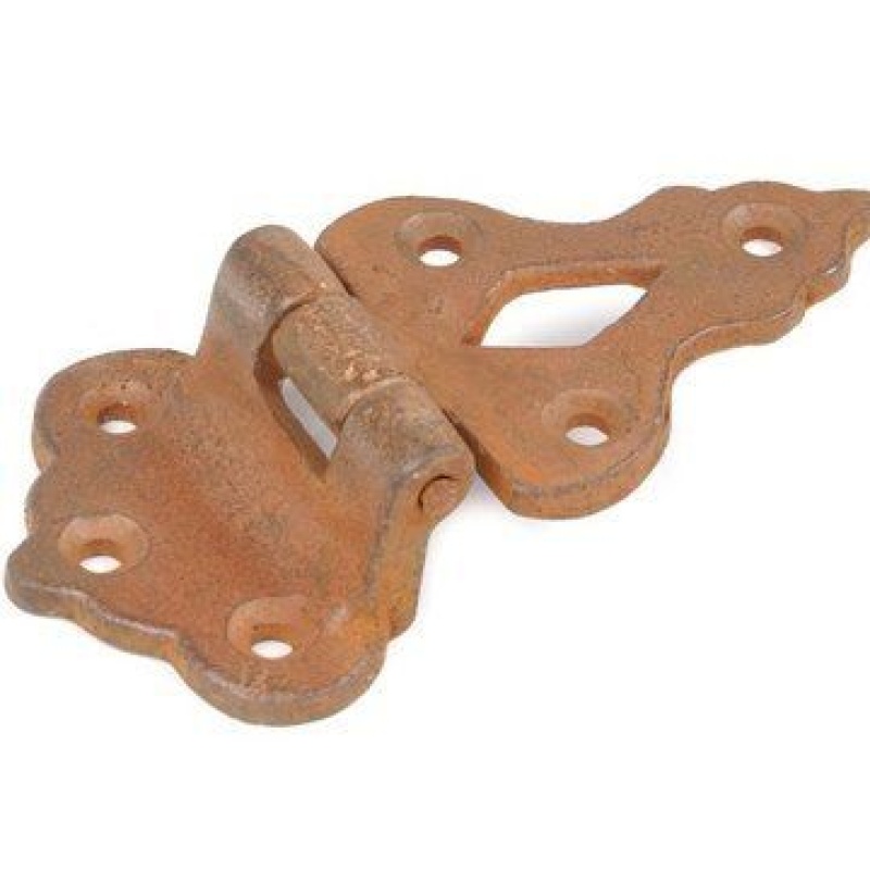 3/8 Inch Offset Rusty Iron Icebox Hinge