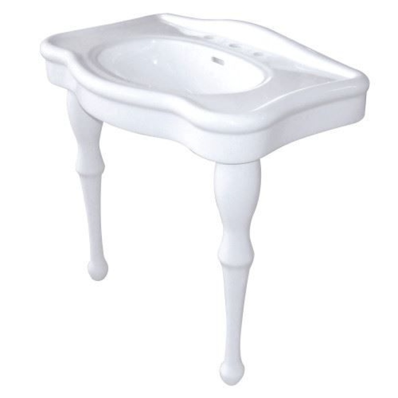 Imperial Basin Console Sink with 8 Inch Faucet Holes