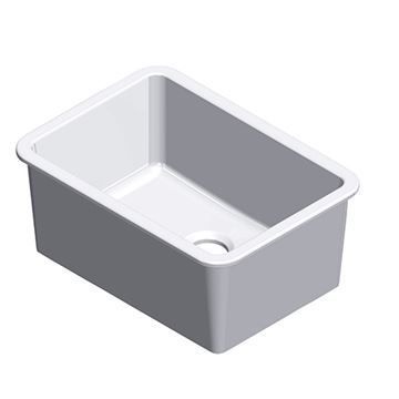 Barclay Pierina Single Fireclay Undermount Kitchen Sink