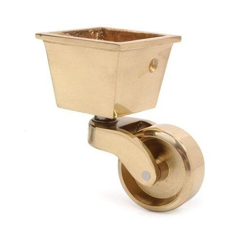 Restorers Solid Brass Square Cup Caster