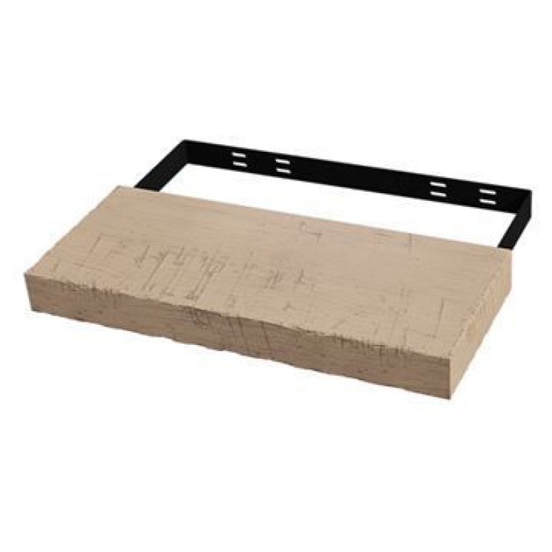 Designs Of Distinction 24 Inch Hand Scraped Floating Shelf
