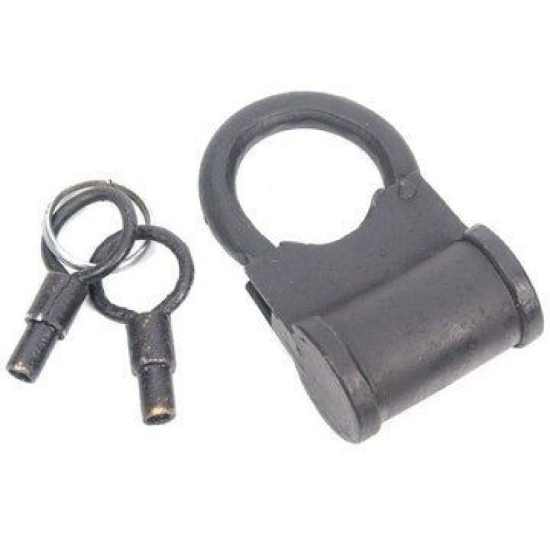 Restorers Oil Blackened Side Lock Padlock