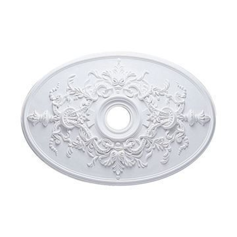 Alexa Oval Urethane Ceiling Medallion