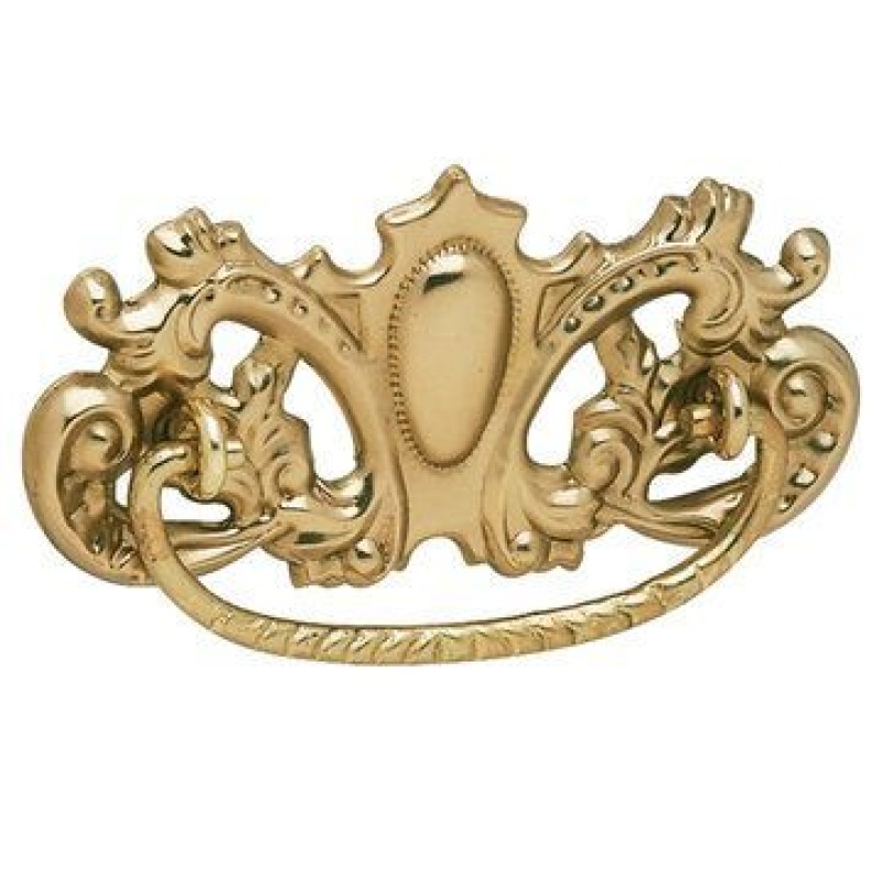 Restorers Classic Victorian Pull With Crown Backplate
