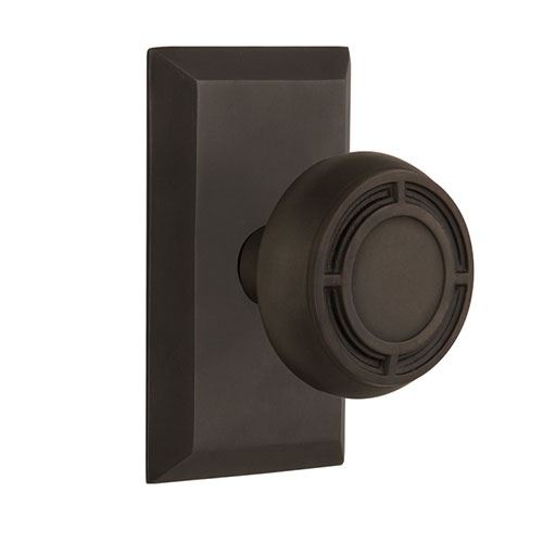 Nostalgic Warehouse Studio Plate Door Set With Mission Knobs