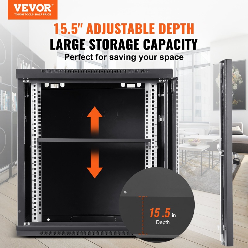 Buy Vevor 9U Wall Mount Network Server Cabinet Online