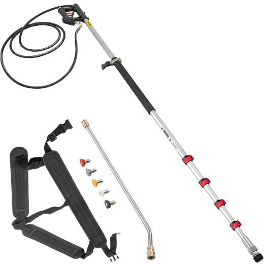 Vevor Telescoping Pressure Washer Wand - 20 Ft Adjustable Length