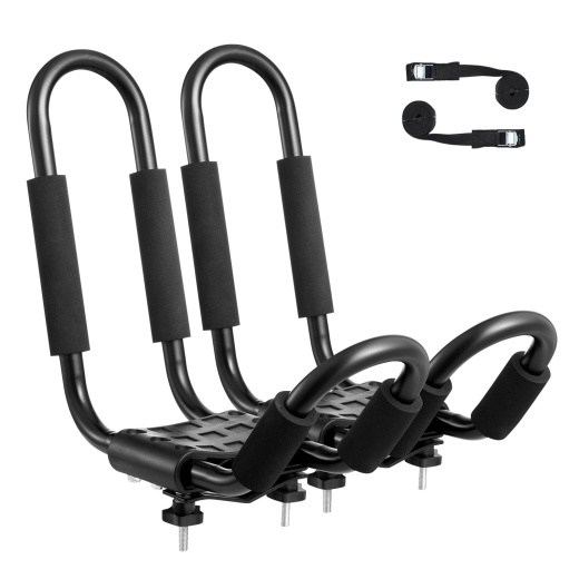 Vevor Kayak Roof Rack 2 Pairs Soft Roof Rack Carrier for Kayak Surfboard Car SUV