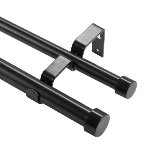 Vevor 1 Inch Double Curtain Rods 36-72 Inches