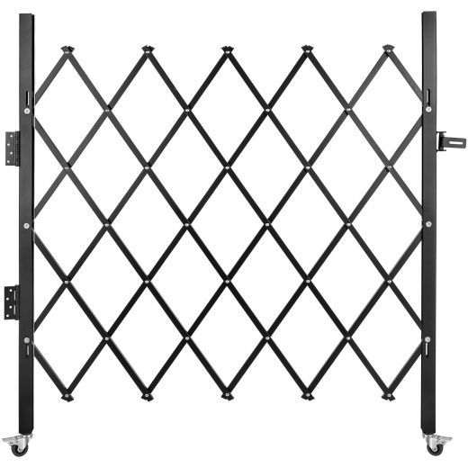 Vevor Single Folding Security Gate - 48" H x 66" W Folding Door Gate