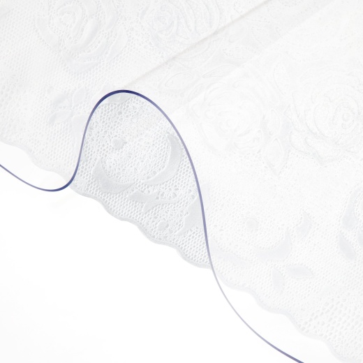 Vevor Plastic Table Cover 42 X 60 Inch, 1.5 Mm Thick Clear Table Protector