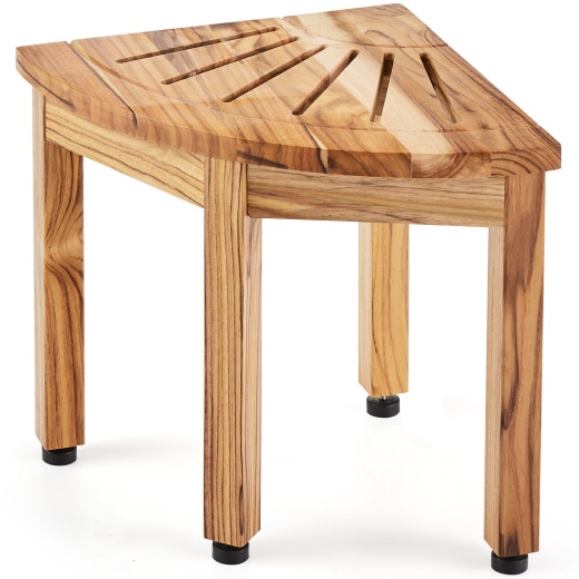 Vevor Corner Teak Shower Bench