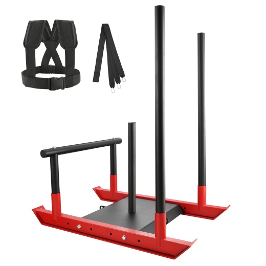 Vevor Weight Training Sled - Pull Push Power Sled for Fitness Strength Resistance Training