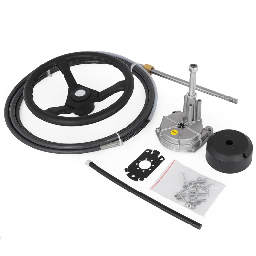 Vevor Boat Steering Cable 12' Outboard Steering Cable - Premium Quality Boat Steering Kit