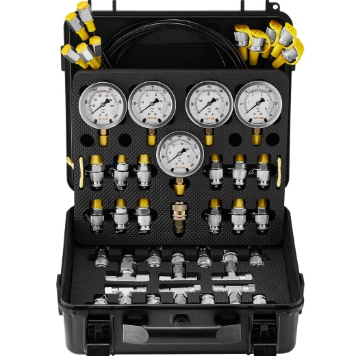 Vevor Hydraulic Pressure Test Kit, 10/100/250/400/600Bar