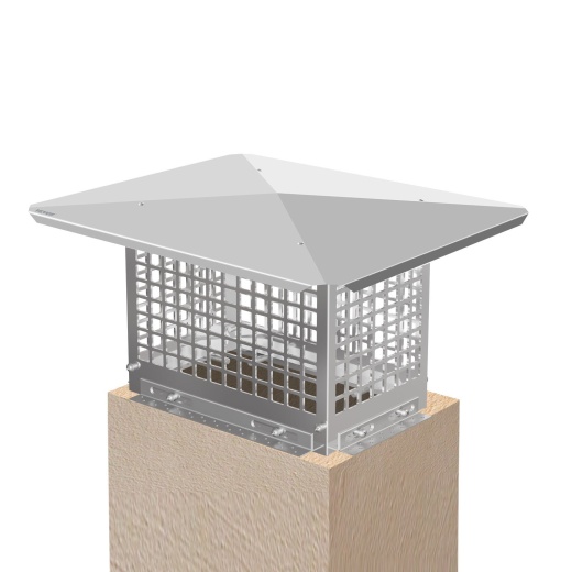 Vevor Chimney Cap - 8" X 13" Flue Caps - 304 Stainless Steel Fireplace Chimney Cover