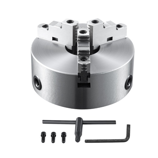 Vevor 3-Jaw Lathe Chuck - 8'' Self-Centering Lathe Chuck for Lathe, 3D Printer, Machining Center, Milling, and Drilling Machine
