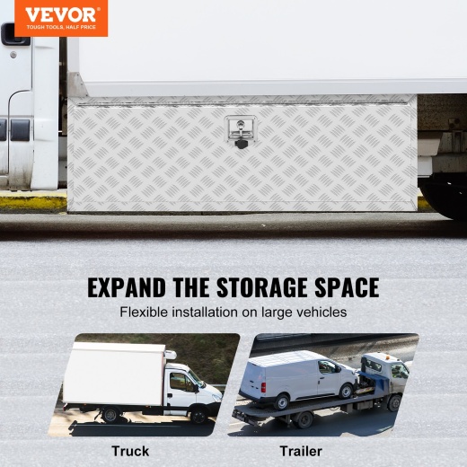 Vevor Underbody Truck Box - 48"×24"×24" Pickup Storage Box