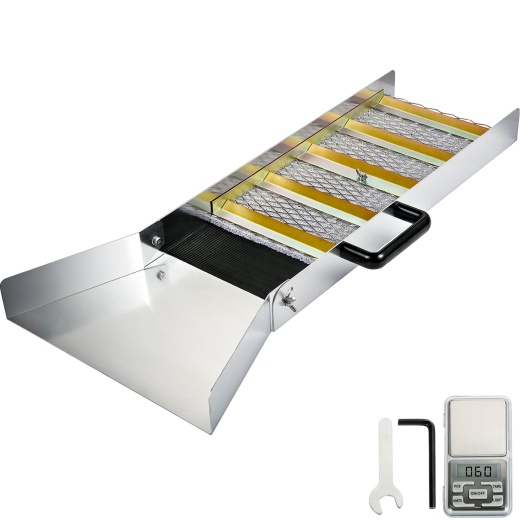 Vevor Aluminum Alloy Sluice Box - Compact Gold Prospecting Equipment