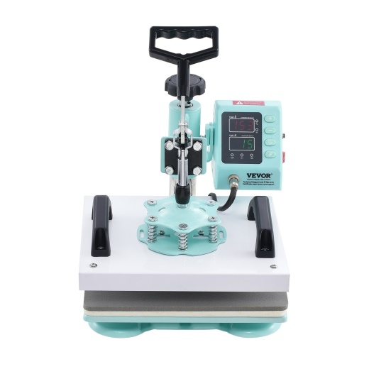 Vevor Heat Press Machine 12X10in Heat Transfer Machine For T-Shirts Press Green
