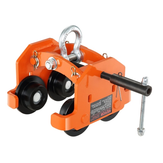 Vevor Manual Trolley - 4400 Lbs Load Capacity Push Beam Trolley