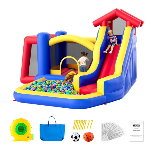 Vevor Inflatable Bounce House - Outdoor High Quality Playhouse Trampoline