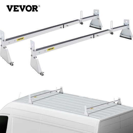 Vevor Van Roof Ladder Rack - 2 Bars, 331 lbs Capacity