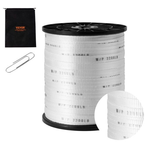 Vevor Polyester Pull Tape - 5/8" x 630' Mule Tape Flat Rope