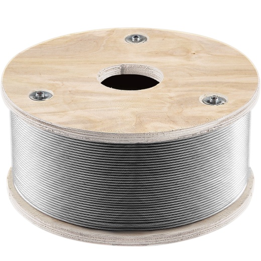 Vevor T316 Stainless Steel Wire Rope - 500Ft Aircraft Cable