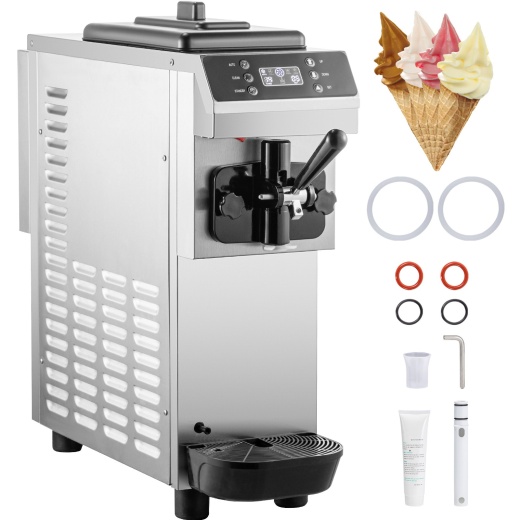 Vevor Commercial Soft Ice Cream Machine - 13L/H High-Output Gelato Maker