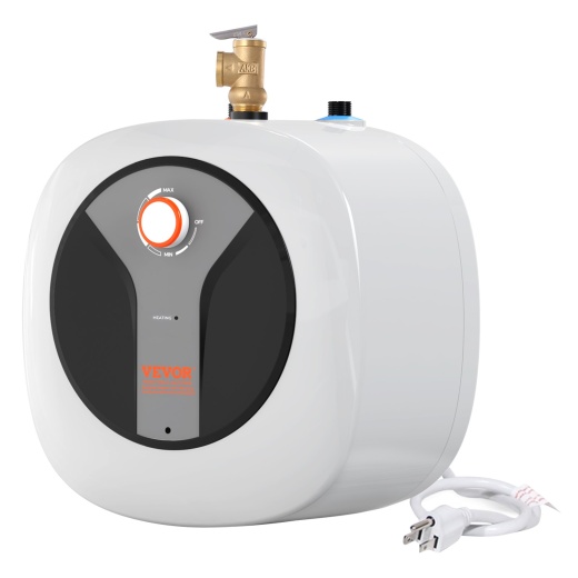 Vevor Electric Mini-Tank Water Heater 2.5-Gallon Tank, 1440W Hot Water Boiler Storage