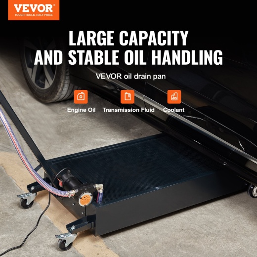 Vevor 20 Gallon Oil Drain Pan with Pump