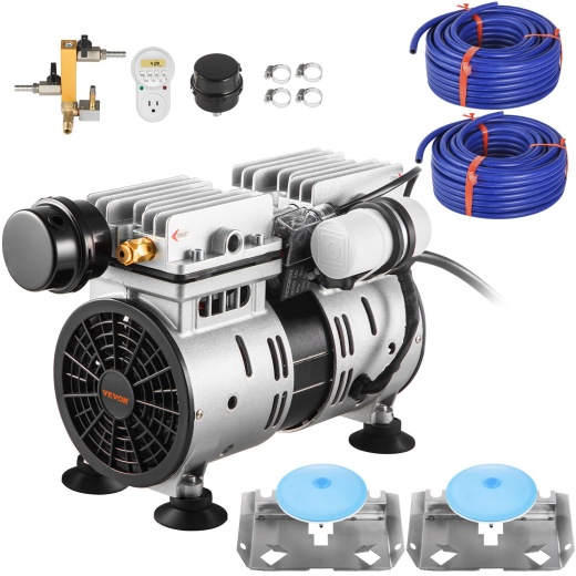Vevor Pond Aerator - 550W Power, 5.2CFM for Up to 3 Acre 50' Lake