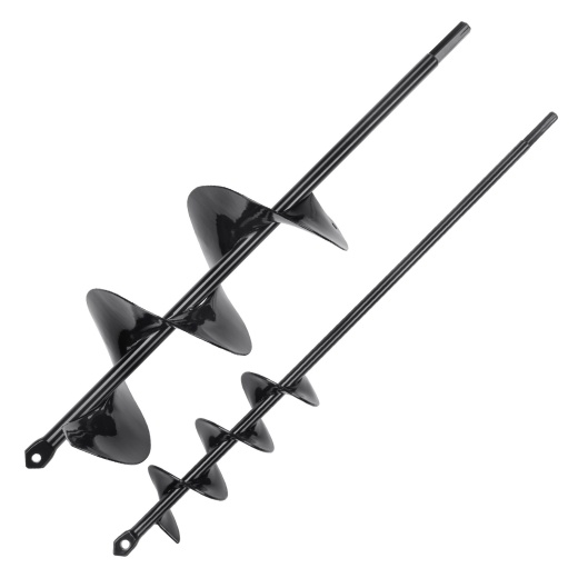 Vevor Auger Drill Bits For Planting Set of 2 - Garden Auger Drill Bit