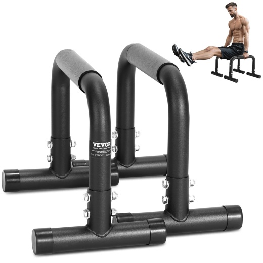 Vevor Dip Bars - 500 Lbs Weight Capacity Heave Duty Dip Stand Station