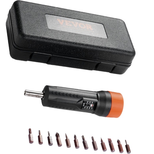 Vevor 1/4" Drive Torque Screwdriver Wrench Set