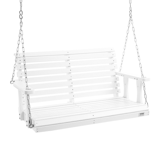 Vevor Wooden Porch Swing 4 Ft, Patio Bench Swing For Courtyard & Garden