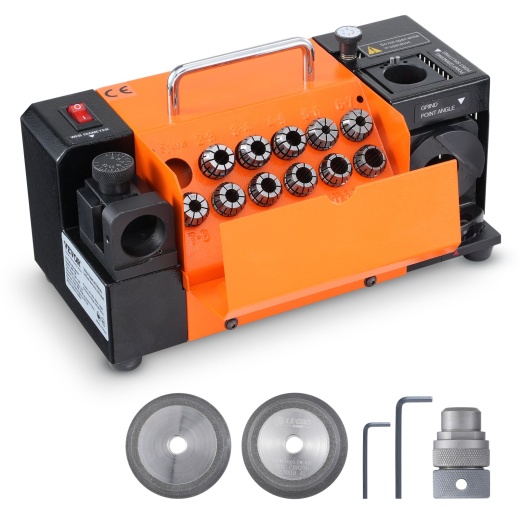 Vevor Drill Bits Sharpener - Professional Drill Bit Grinder for Precise Control