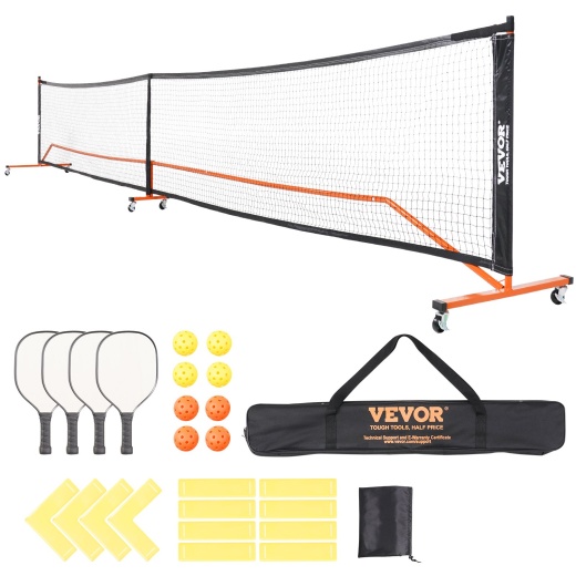 Vevor Pickleball Net Set - 22Ft Portable System with High-Quality Accessories