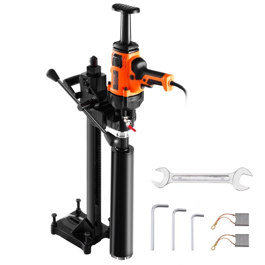 Vevor Core Drill Machine 0.8-6.3In Dia 2000W Handheld And Stand Core Drill Rig