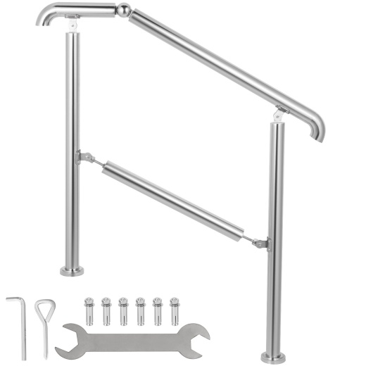 Vevor Stainless Steel Transitional Handrail for Steps