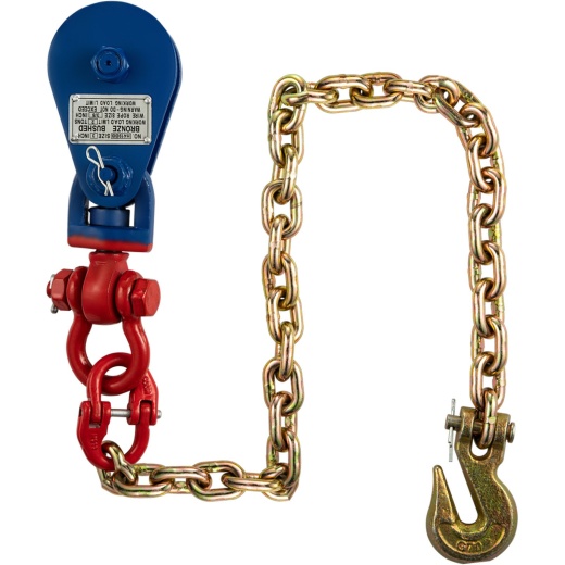 Vevor 2Ton Snatch Block With Chain, 4400 Lbs Capacity Snatch Rigging Block